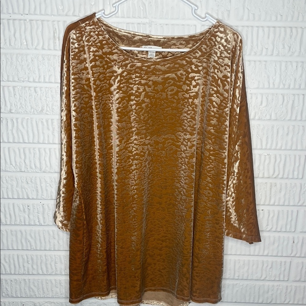 Cato Animal Velvet Top